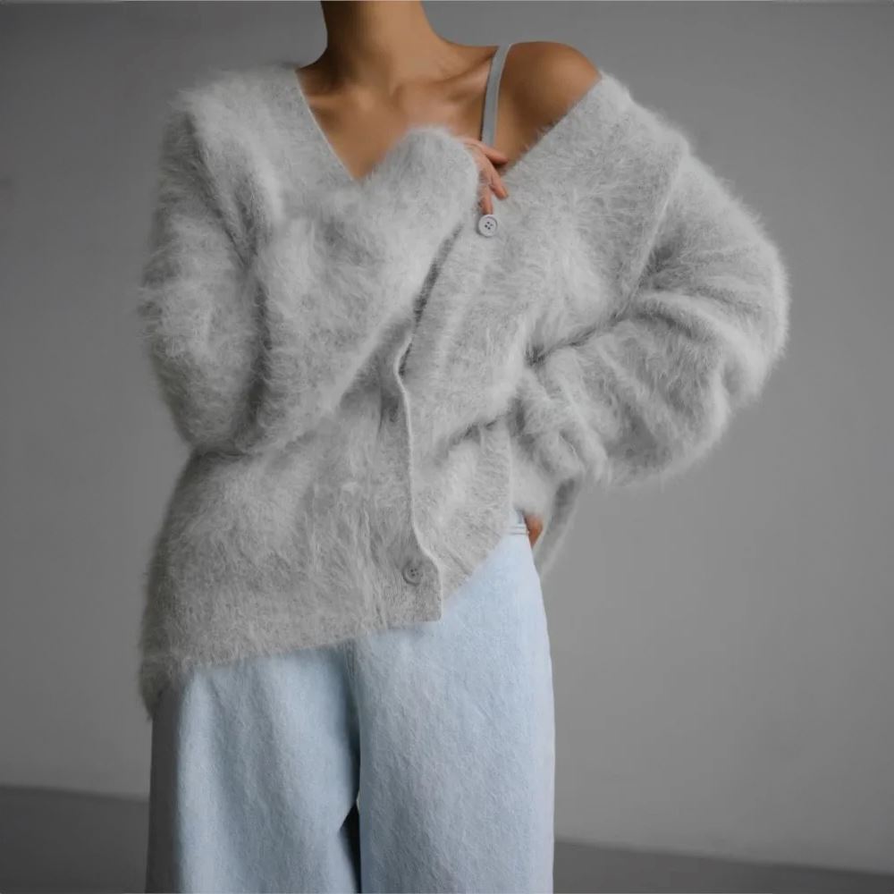 Eliza™ - Cozy Faux Fur Cardigan