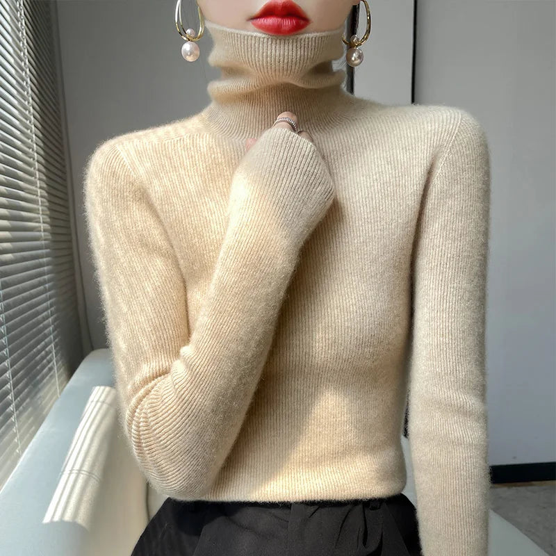 Lenie™ - Relaxed Fit Turtleneck Sweater