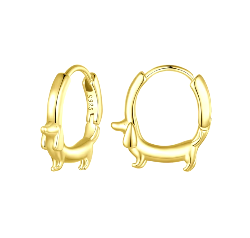 Dachshund Delight Hoops - A Treasure for Dog Moms