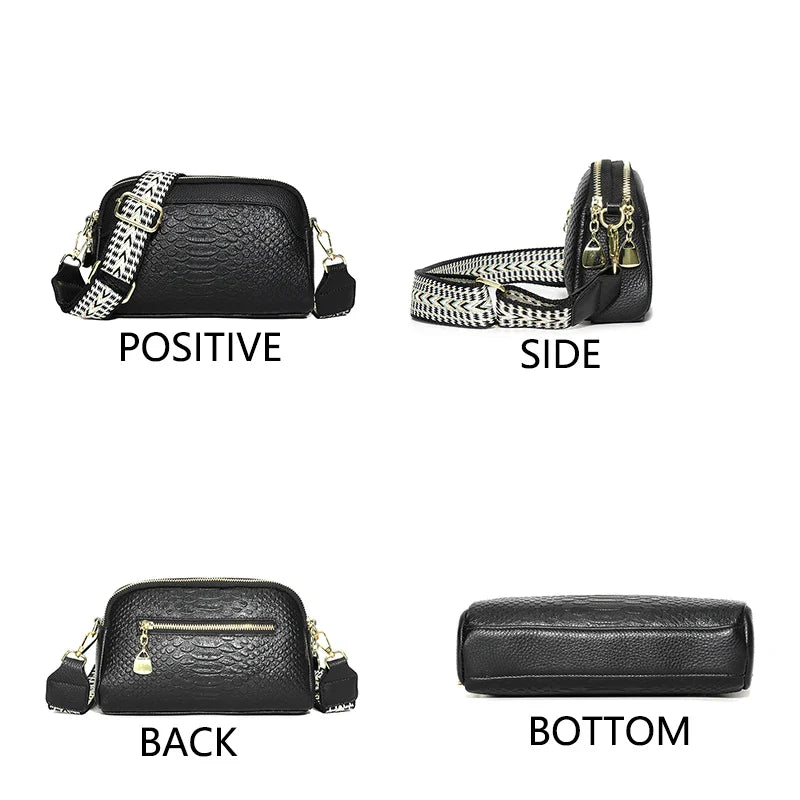 Amara | Refined Leather Shoulder Bag