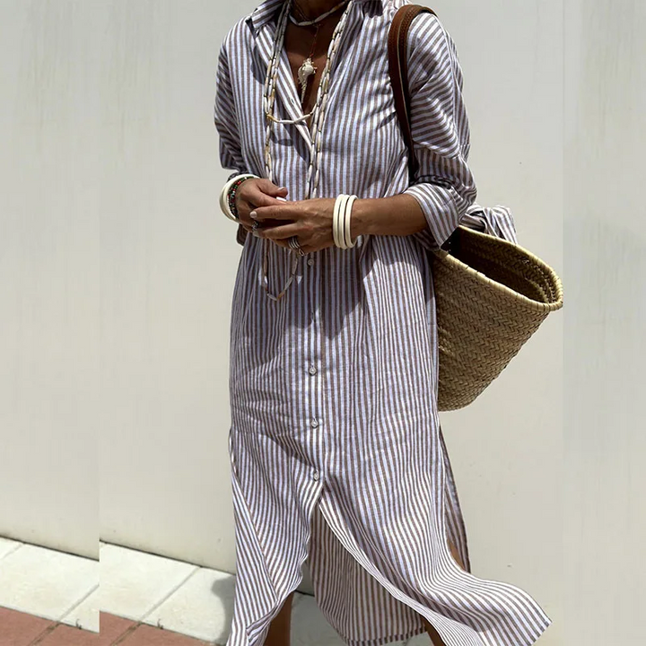 Elfrida™  Stylish Striped Dress