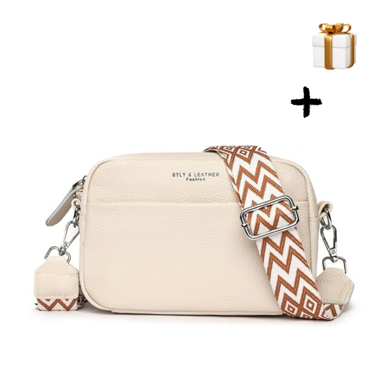 Nadia™ Women's Leather Shoulder Bag - Buy One, Get One Free!