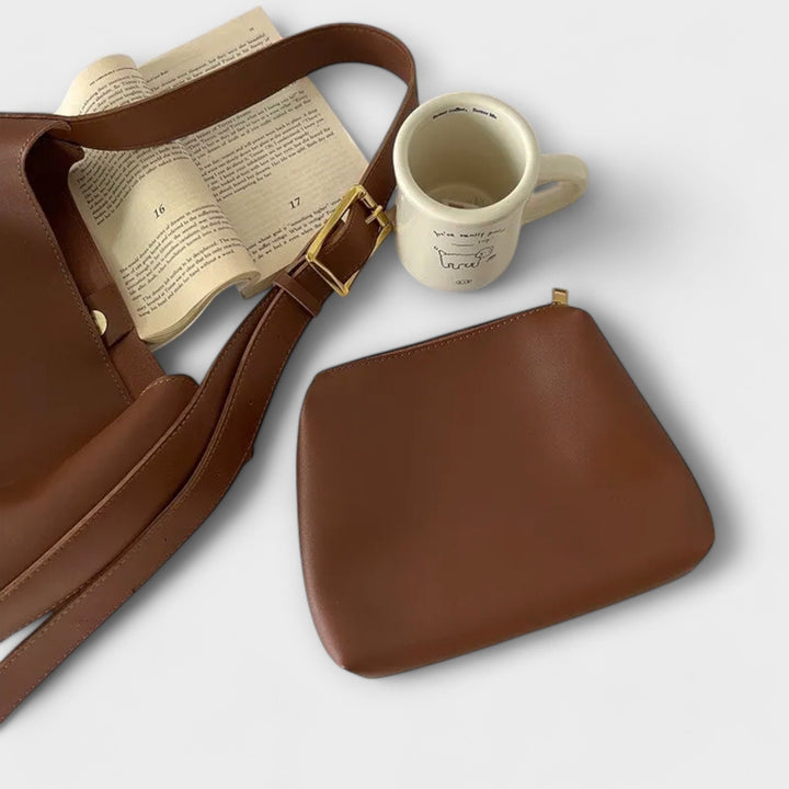 Nevaeh™ Chic Leather Shoulder Bag