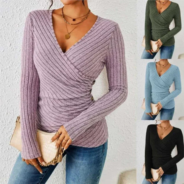 Ivory™ Tummy Tucking Long Sleeve Top