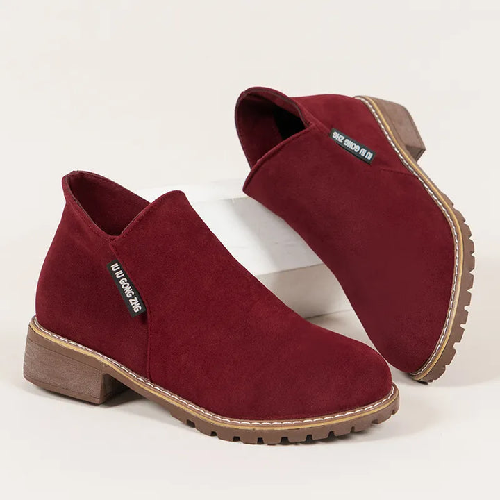 Mary Thick Sole Ankle Boots