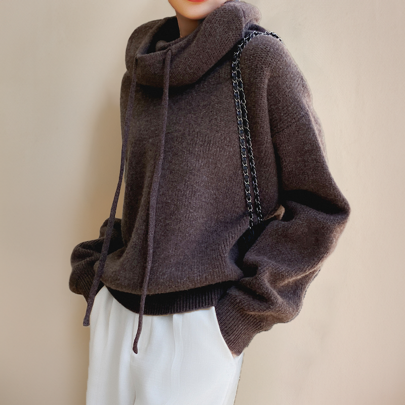 Lotte™ - Cozy Cowl Neck Sweatshirt