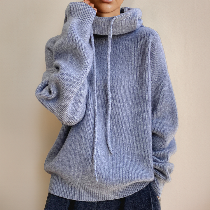 Lotte™ - Cozy Cowl Neck Sweatshirt