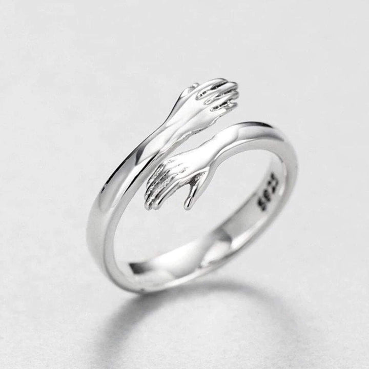 Alayna™ Silver Adjustable Hug Ring