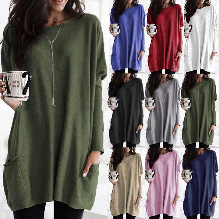 Gwen™ Oversized Round Neck Jumper