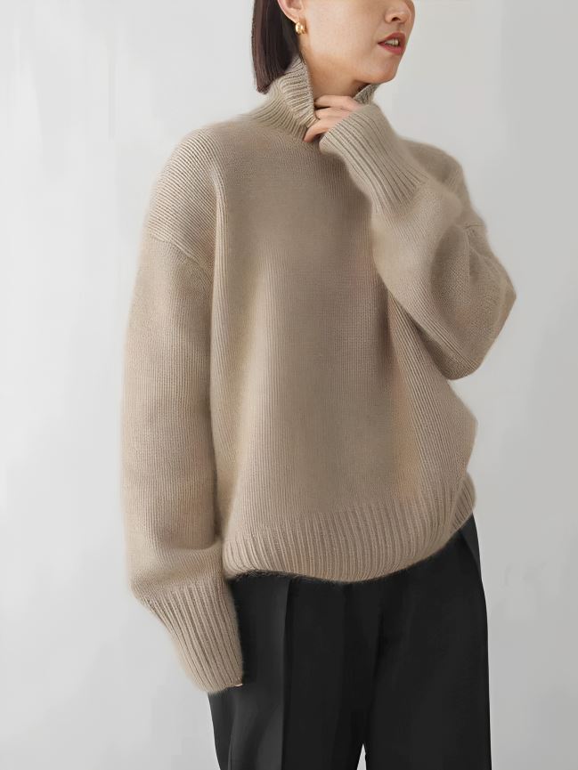 Yeke™ - Snug Turtleneck Knit Sweater
