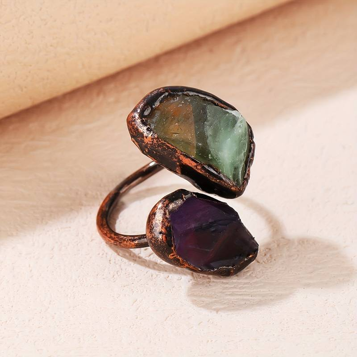 Kali™ Vintage Natural Inlaid Stone Ring