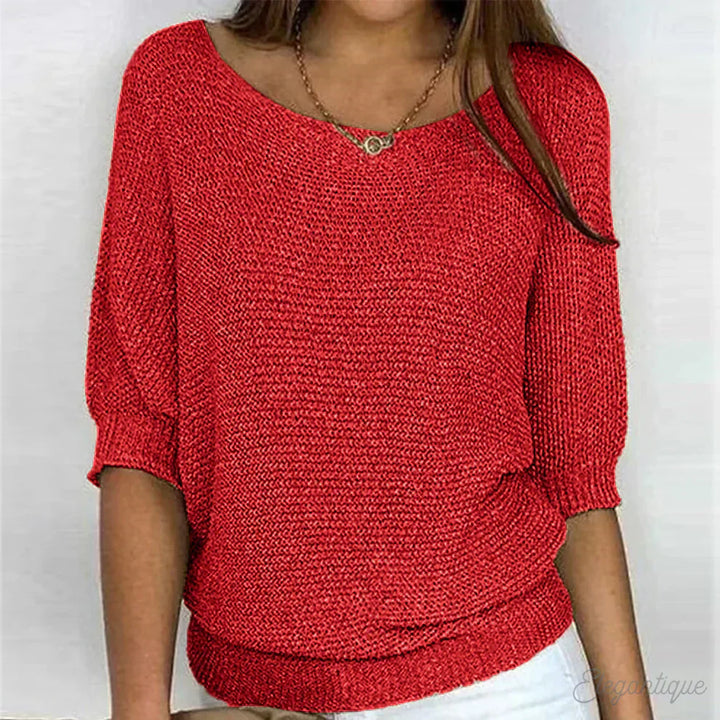 Georgia™ - Cozy Knit Relaxed Top
